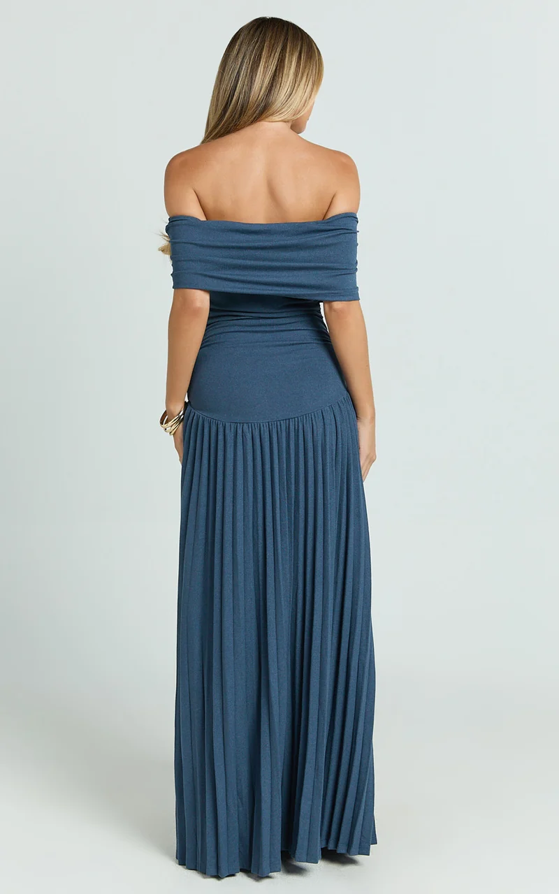 Lioness - Field of Dreams Maxi Dress in Navy