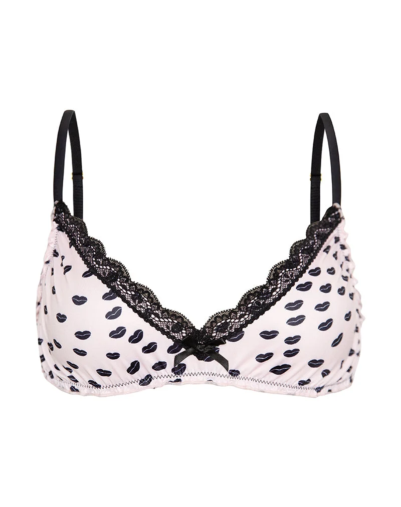 Soutien-gorge Kia en Pink Micro Lips Black
