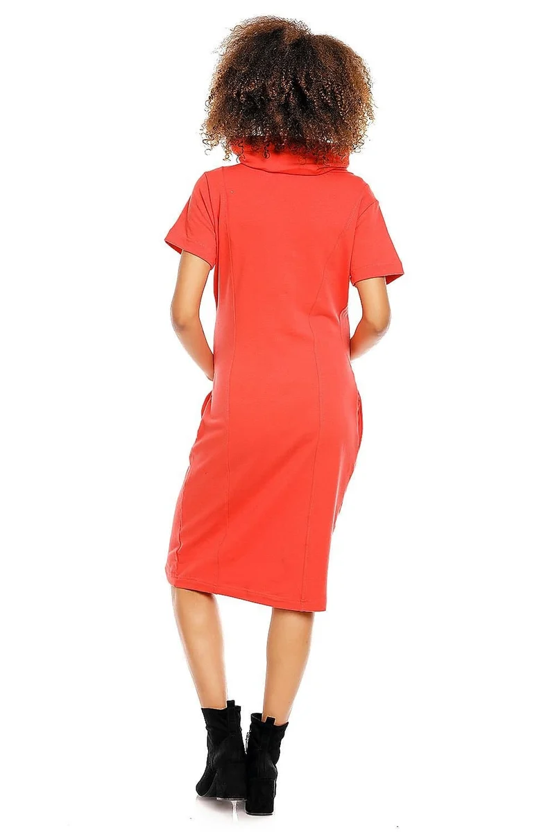 Robe grossesse casual rouge