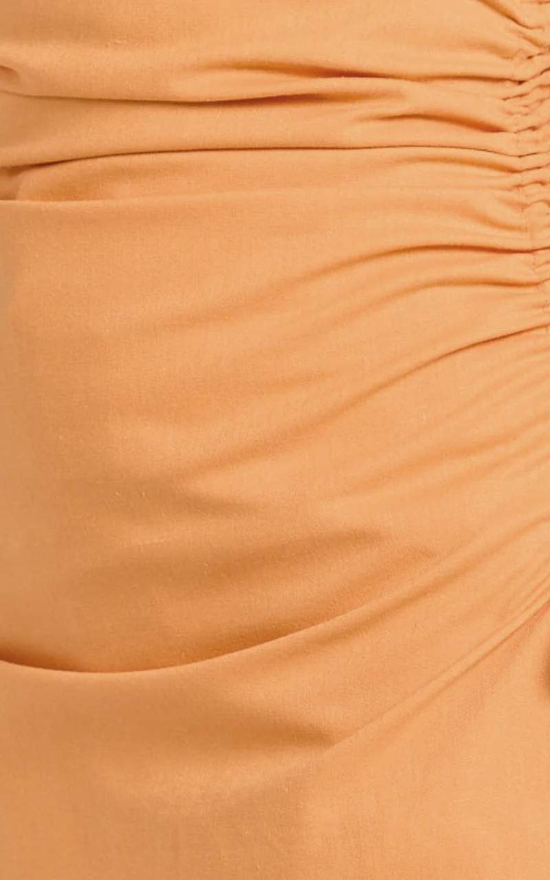 Cassia Two Piece Top and Pants Set - Strapless Top And Pants in Sherbet
