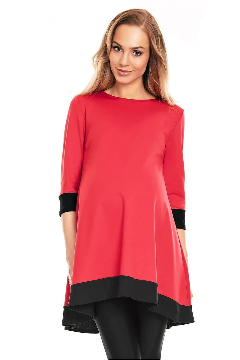 Robe grossesse rouge