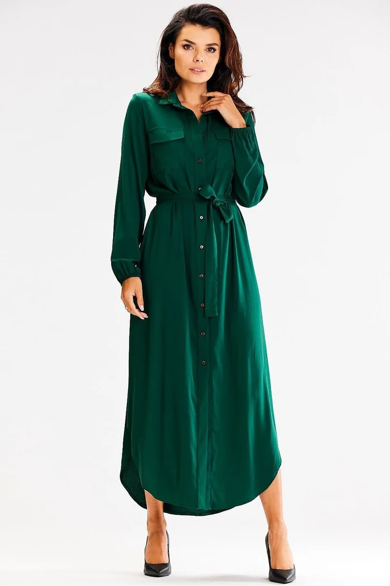 Robe longue chemise