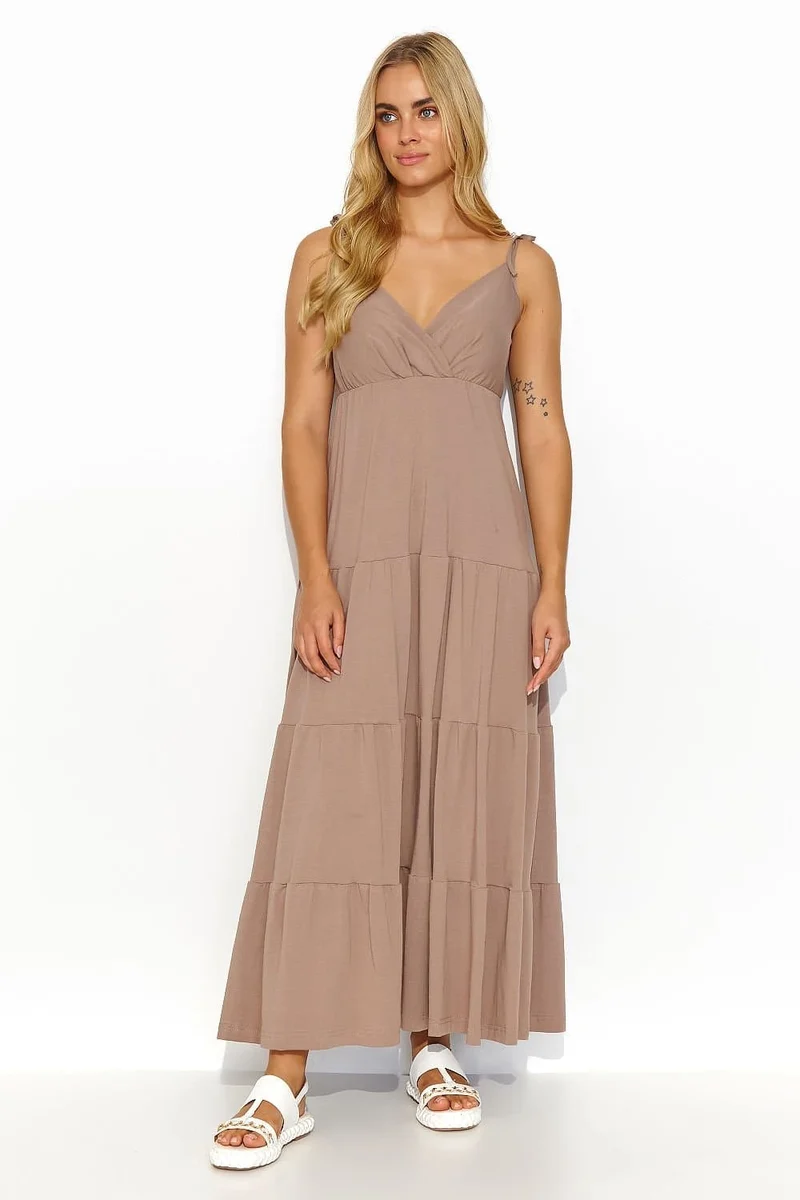 Robe longue taille empire