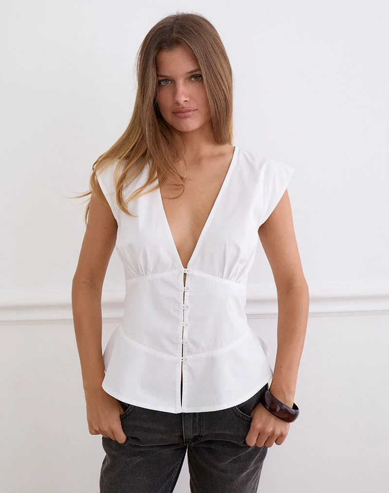 Chemisier Devlon blanc