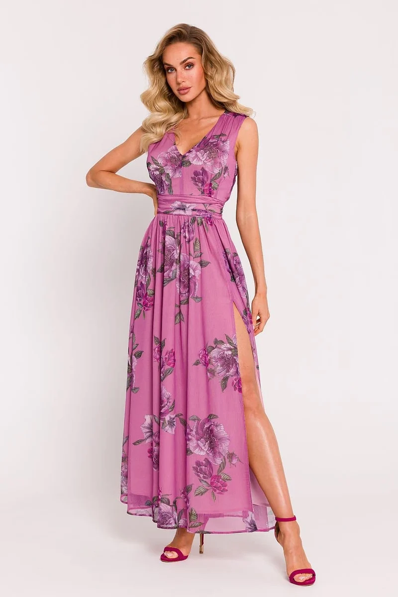 Robe longue fleurie été