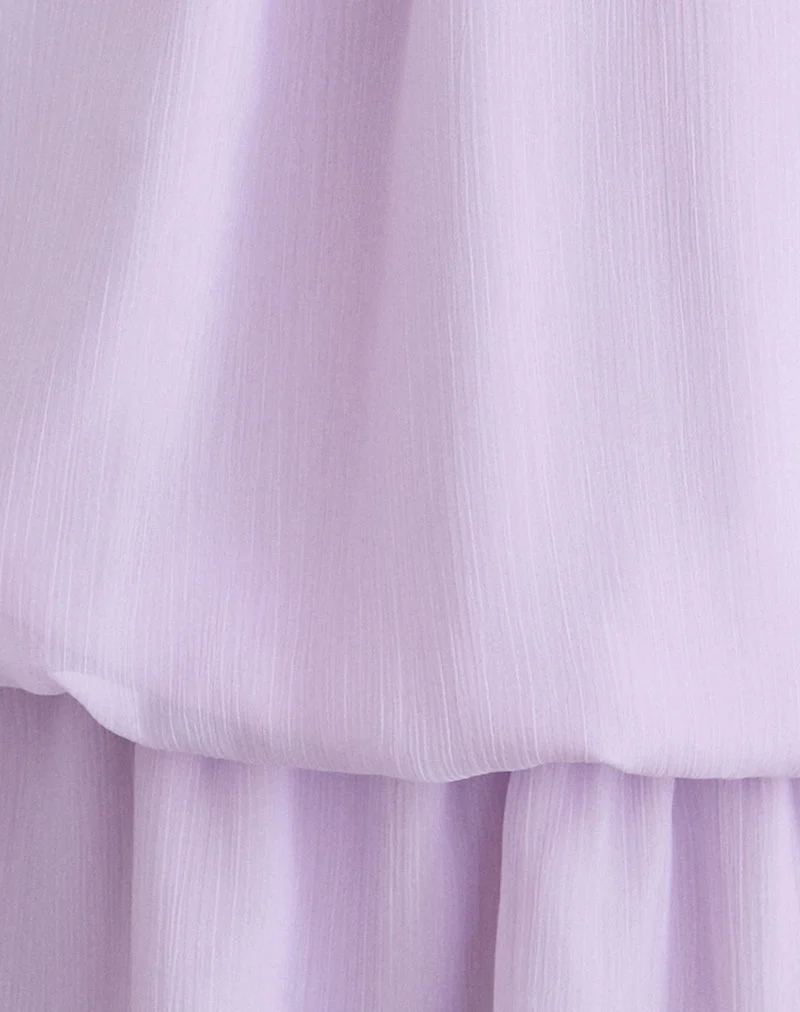 Mini-robe Veloria couleur lilas