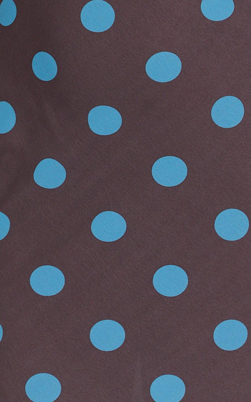 Krishna Maxi Dress - Strappy Scoop Neck Tie Back Dress in Polka Dot Print