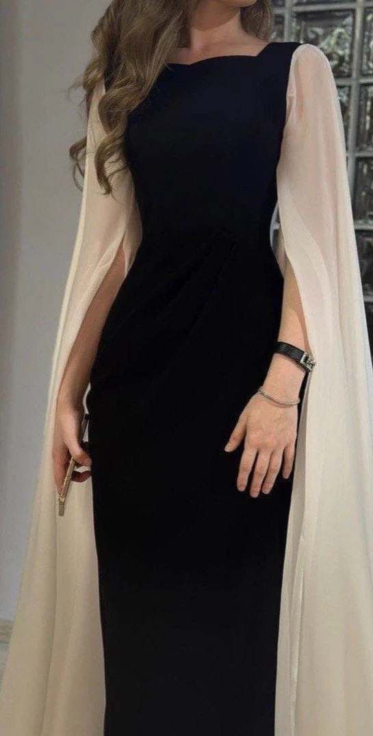 Robe de soirée élégante et longue fourreau pour mariage, bal, soirée