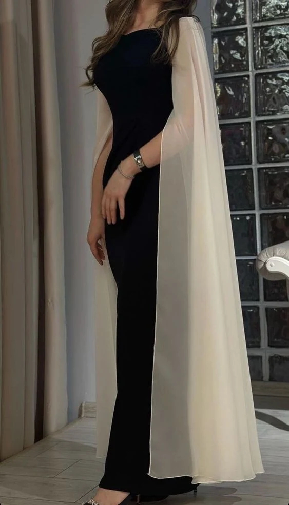 Robe de soirée élégante et longue fourreau pour mariage, bal, soirée