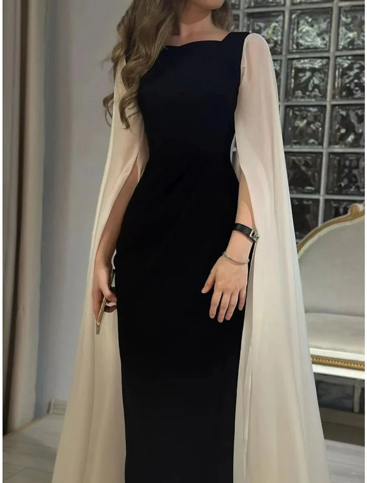 Robe de soirée élégante et longue fourreau pour mariage, bal, soirée
