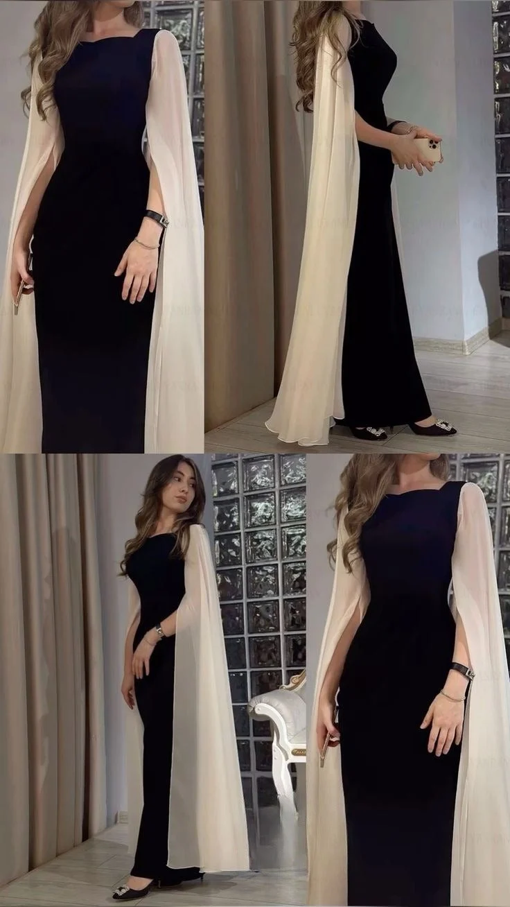 Robe de soirée élégante et longue fourreau pour mariage, bal, soirée