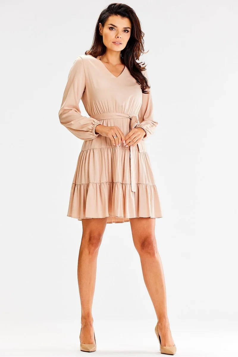 Robe champêtre beige