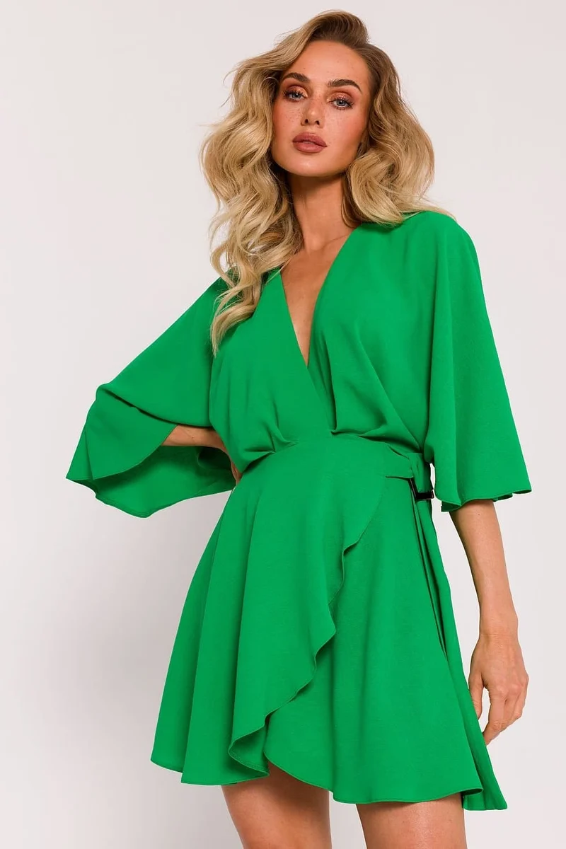 Robe de cocktail verte