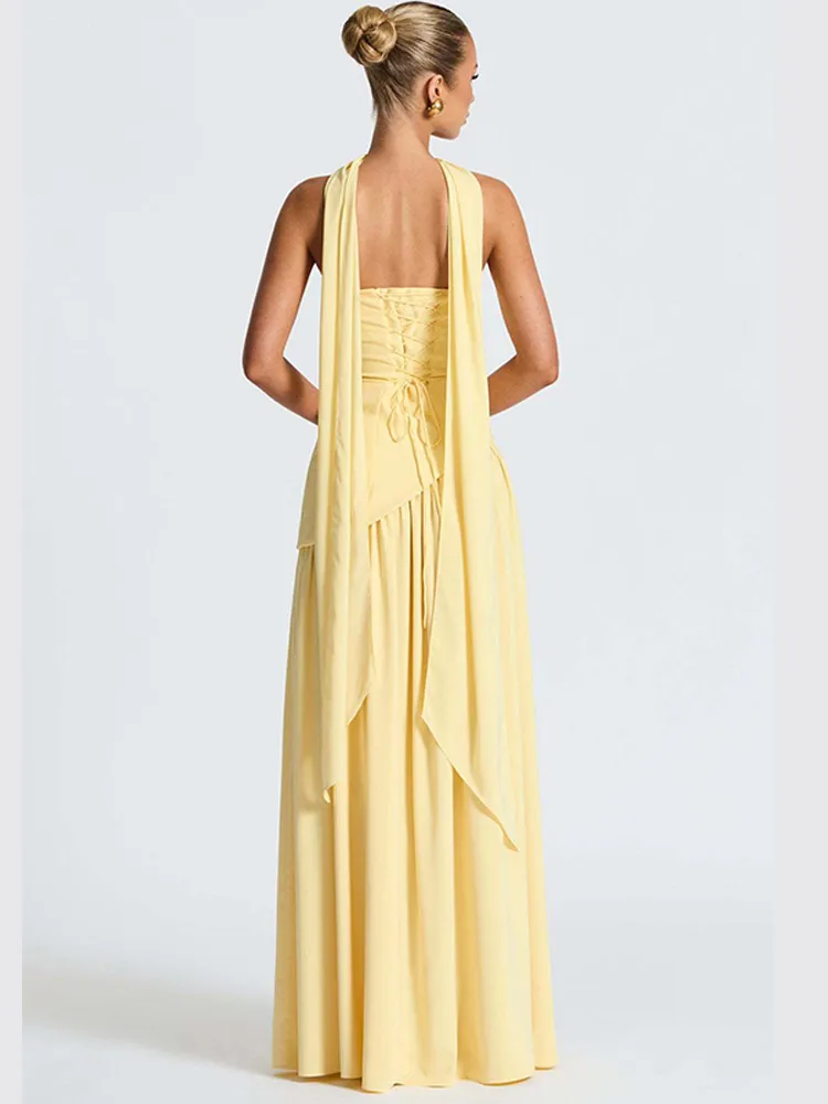 Robe longue chic blanche mariage