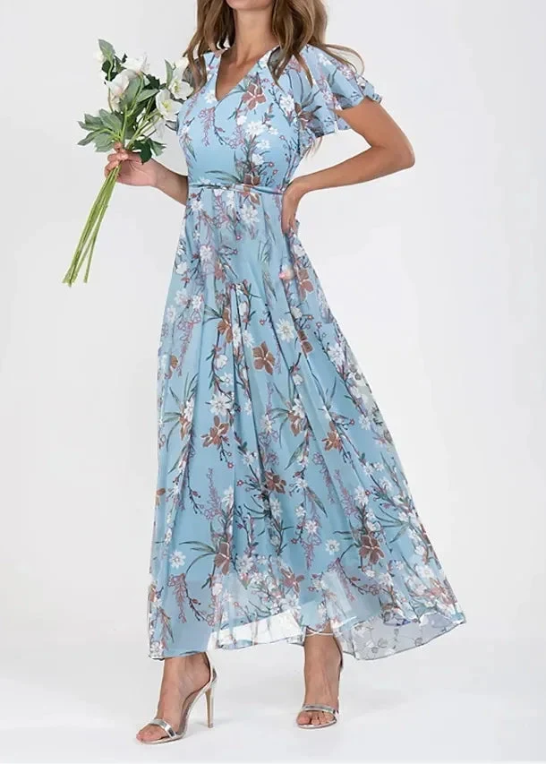 Robe mousseline chic bohème