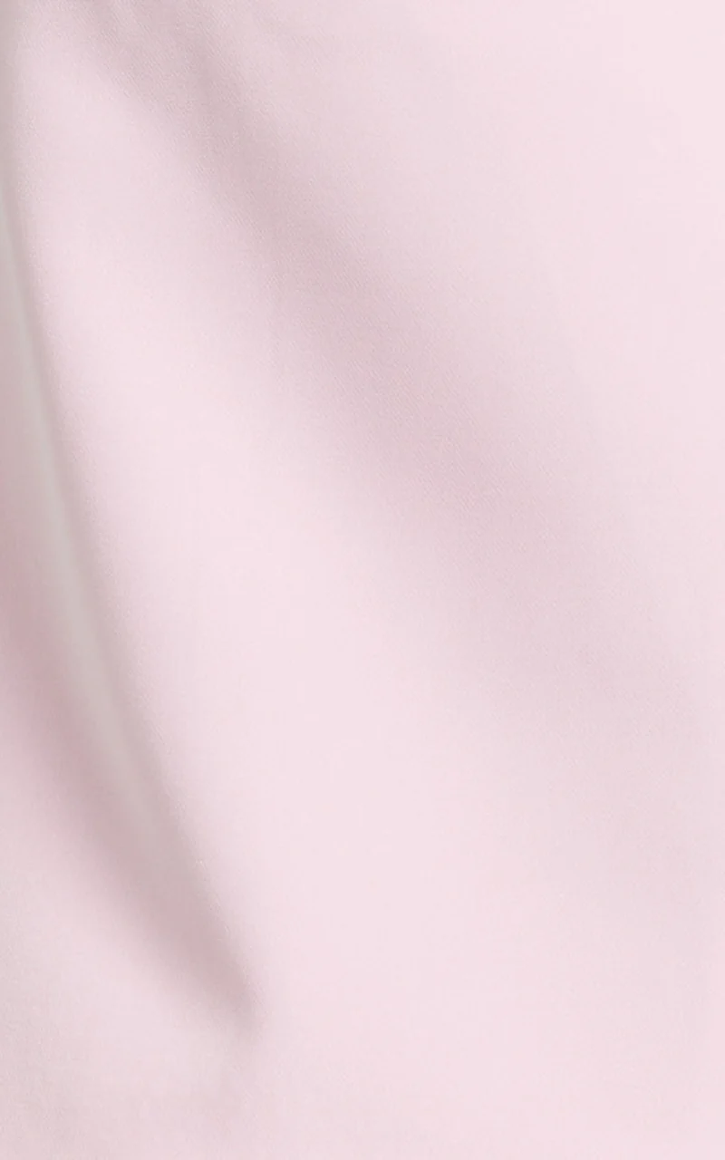 Claire Mini Dress - Tipped Shoulder Tulip Skirt Dress in Pink