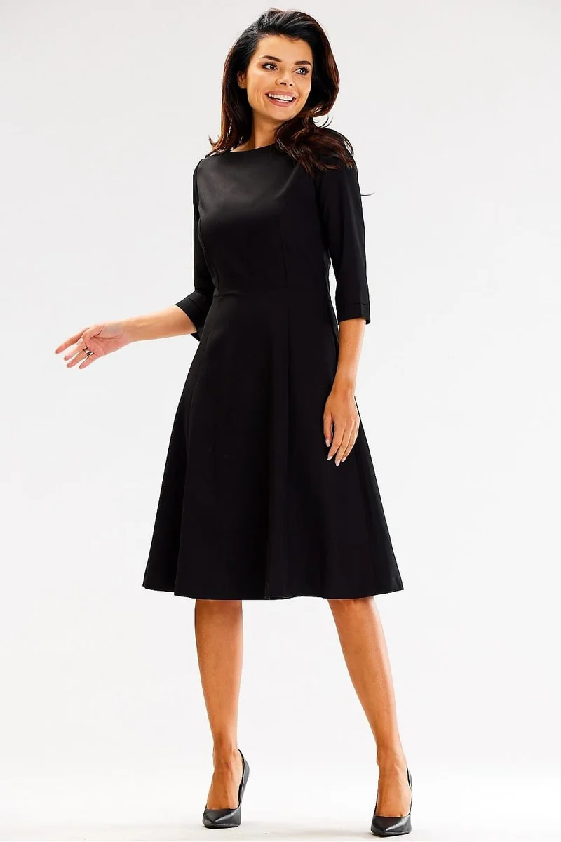 Robe habillée noire