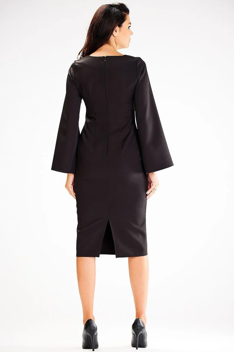 Robe fourreau noire chic