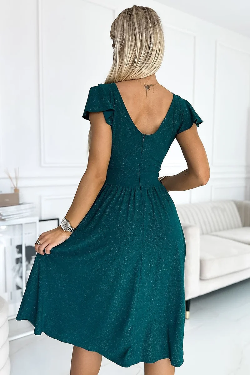 Robe de cocktail vert
