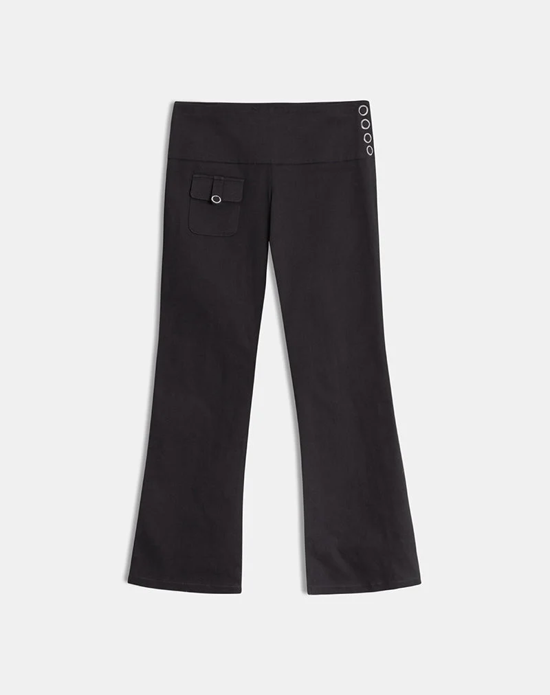 Pantalon Alora Pocket en gris foncé
