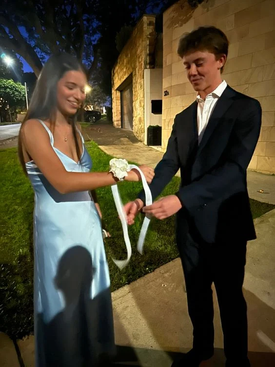 Robe de soirée longue bleu clair sexy pour femme