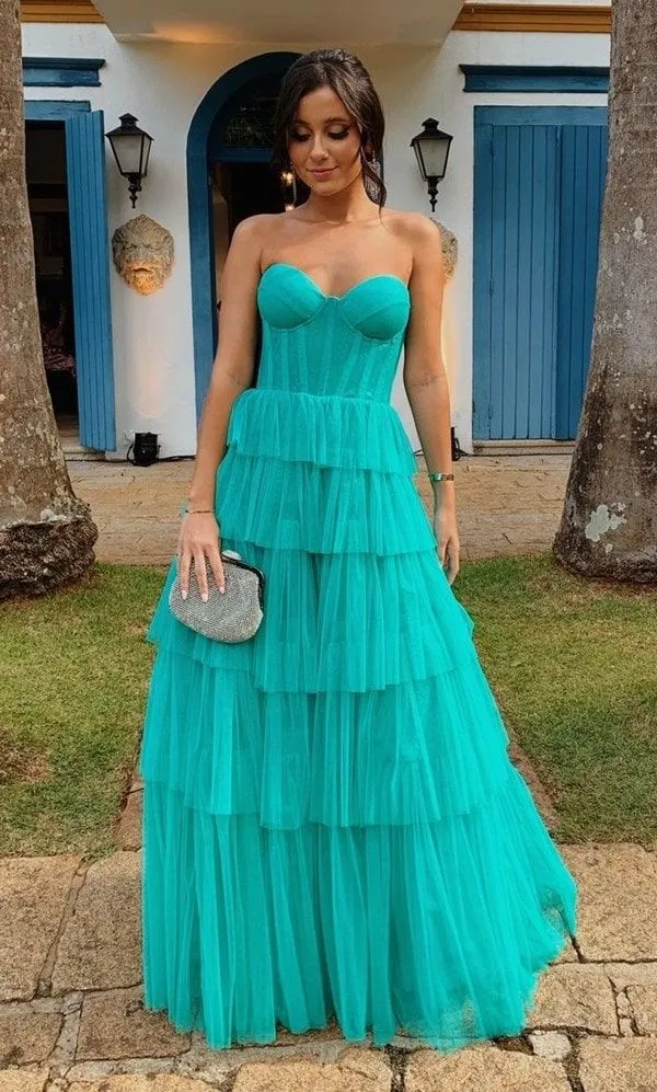 Robes de bal longues pour femmes, robes de soirée populaires pour les invités de mariage