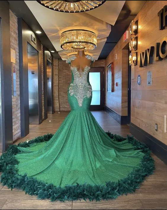 Robes de soirée longues à paillettes pour femmes