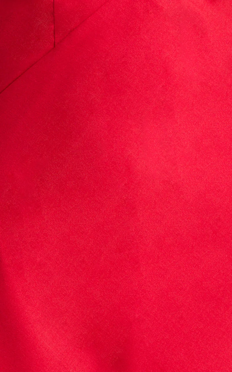 Hinata Maxi Dress - Linen Blend Slip Dress in Red