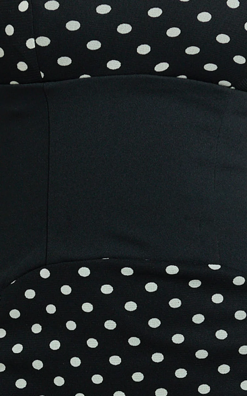 Ava Midi Dress - Asymmetrical Neckline Dress in Black