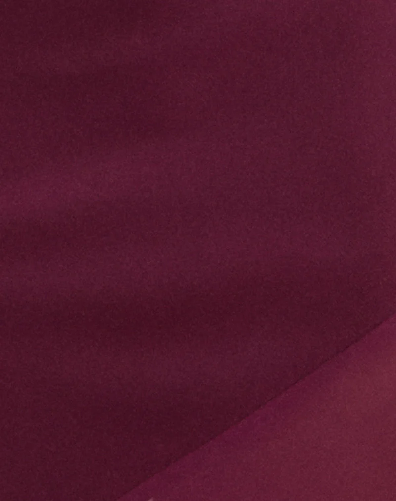 Robe longue Eshara en satin chiffon bordeaux