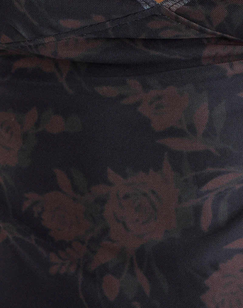 Haut Khory Cami en rose dynamique
