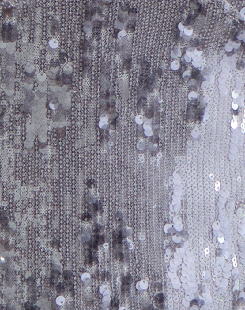 Haut Wespiser en gris lilas pailleté