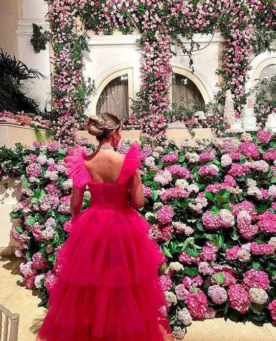Superbes robes de bal longues trapèze, robes de soirée tendance