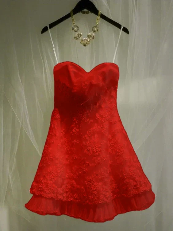 Robe de soirée trapèze sans manches