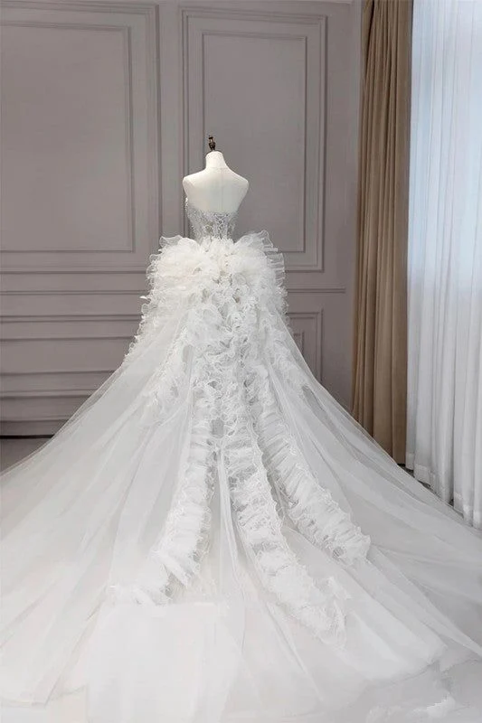 Robe de bal de luxe Quinceanera avec corset appliqué