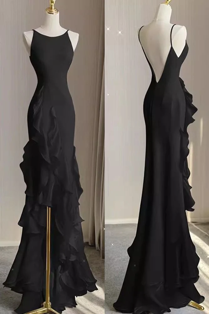 Robe de mariée élégante blanche à dos nu et fourreau