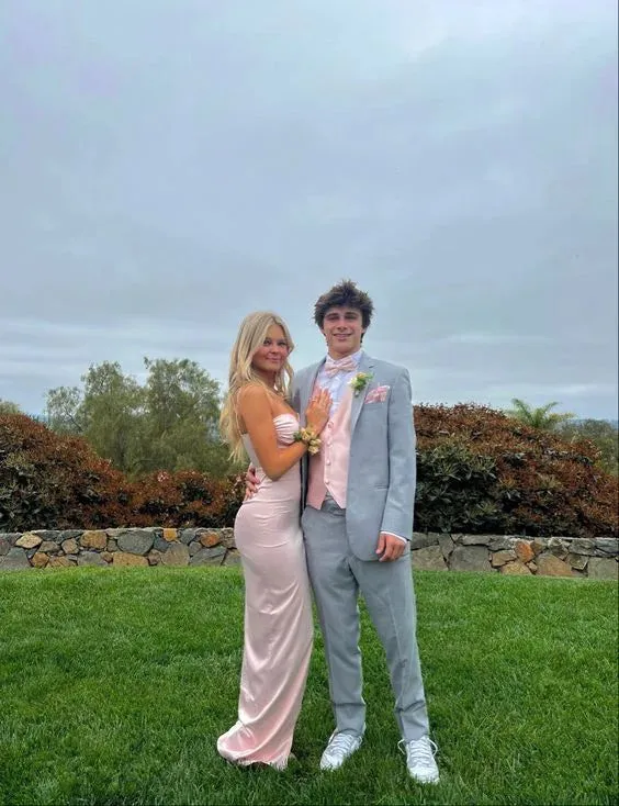 Belles robes de bal longues roses pour soirées formelles