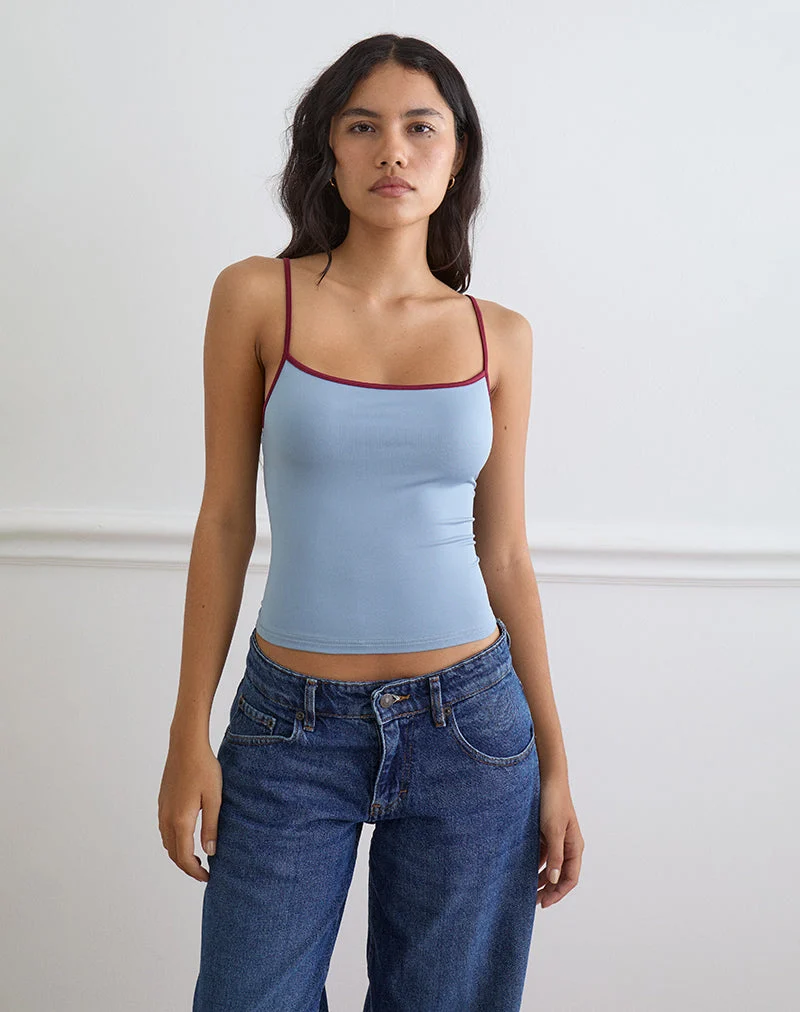 Débardeur Jasila bleu