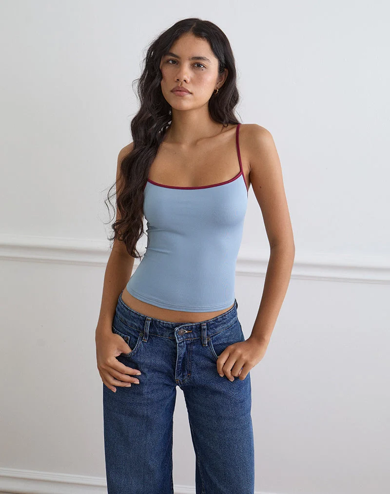 Débardeur Jasila bleu