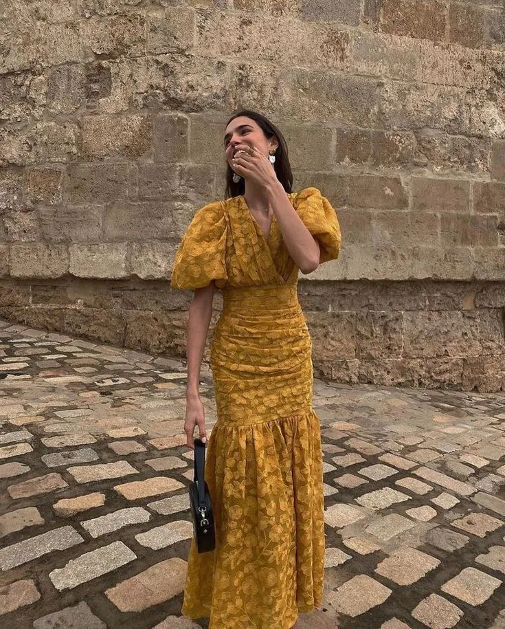 Robe de soirée longue et exquise sur mesure