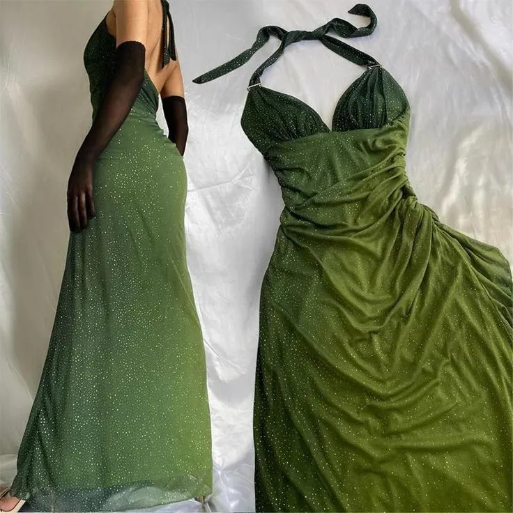 Belles robes de bal en mousseline à licou