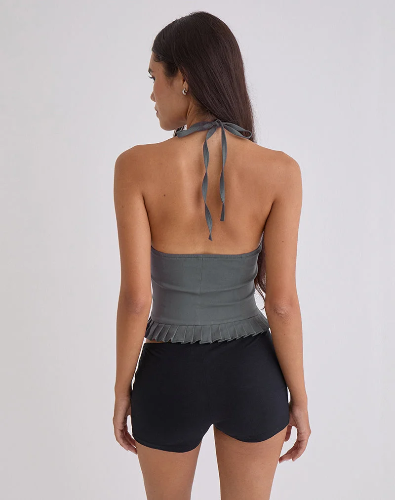 Haut Lavena en gris ardoise sur mesure