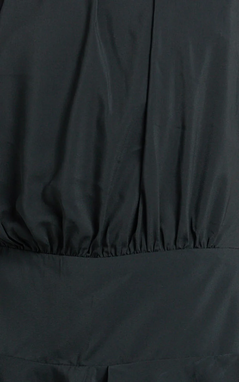 Bryonie Mini Dress - Backless Halter Dress in Black