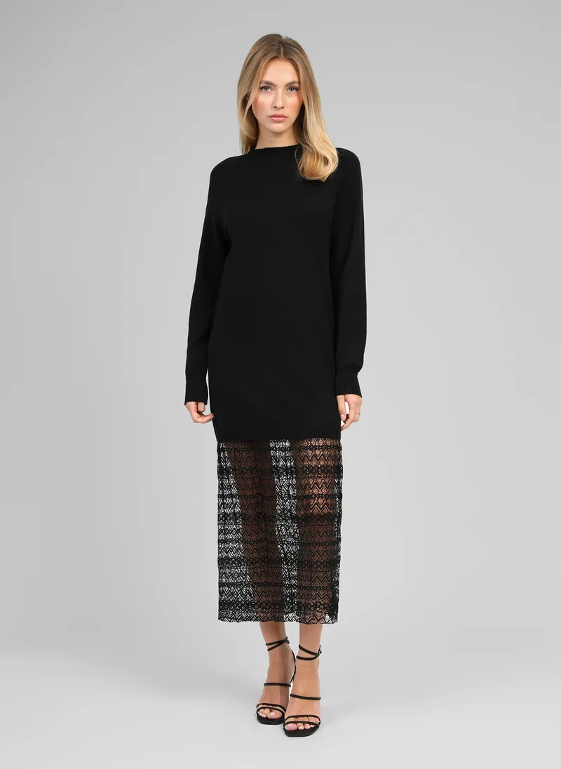ROBE LONGUE NAKINI noir