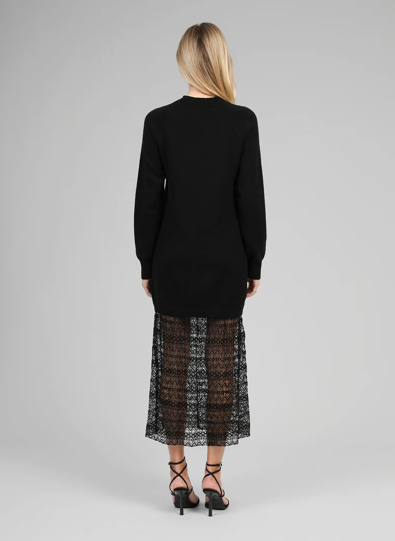 ROBE LONGUE NAKINI noir