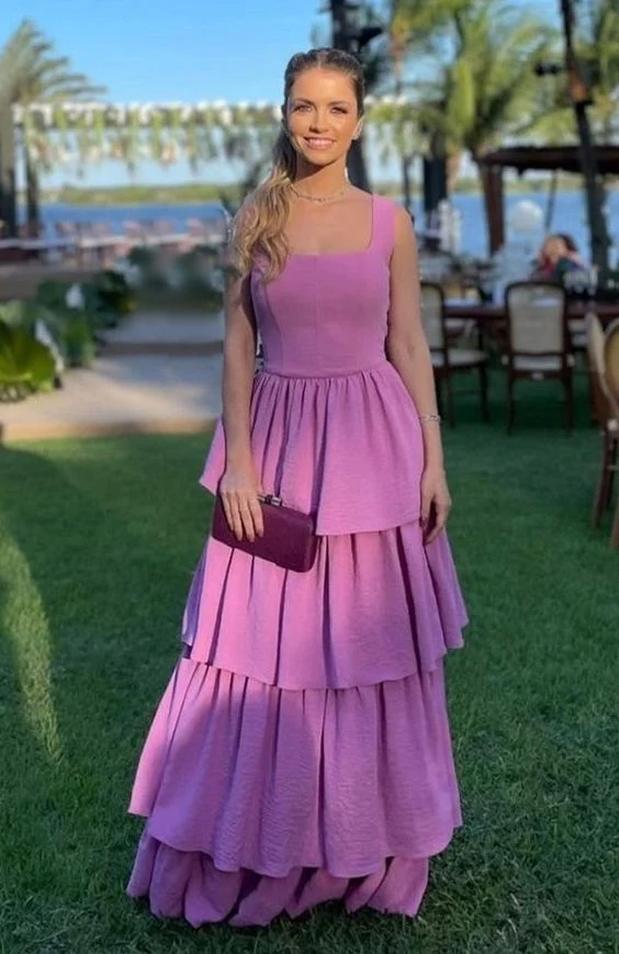 Robe de bal violette, robe de soirée