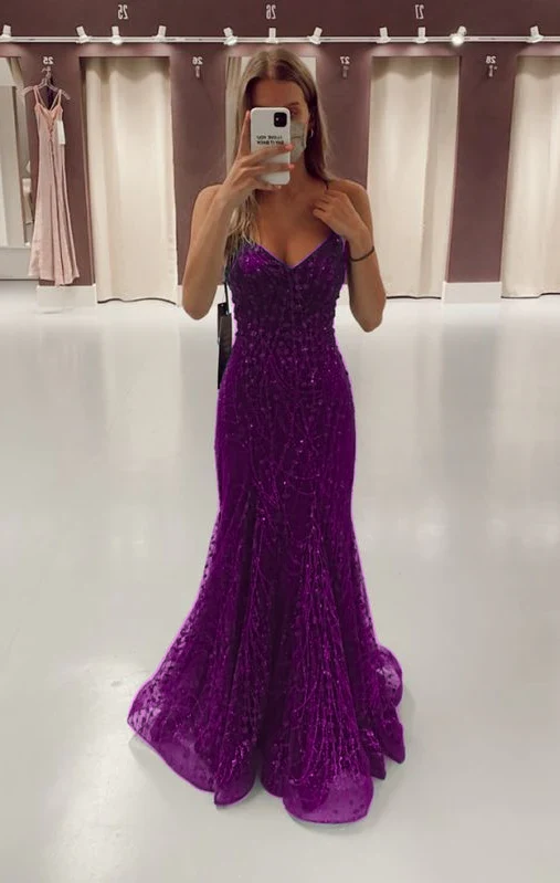 Superbes robes de soirée sirène vertes