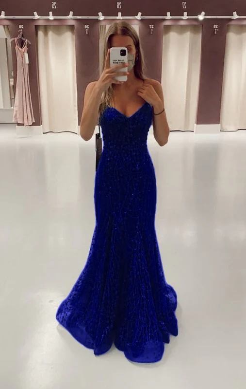 Superbes robes de soirée sirène vertes