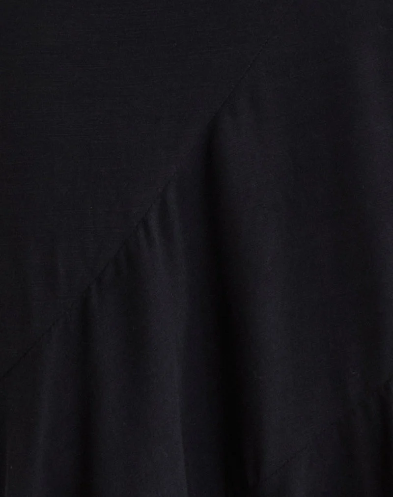 Jupe longue Rombe, noire