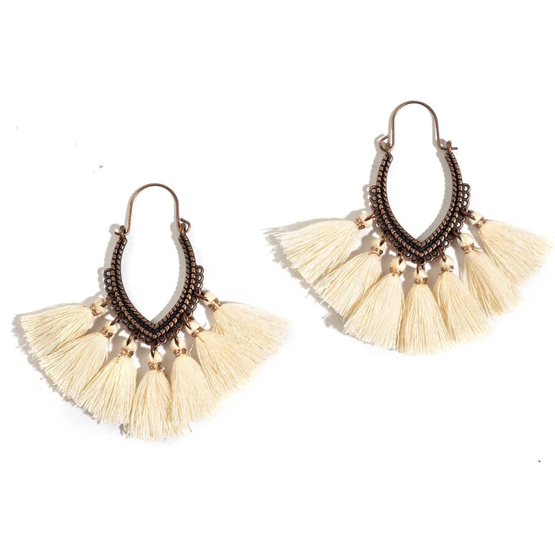 Boucles D'Oreille Femme à franges